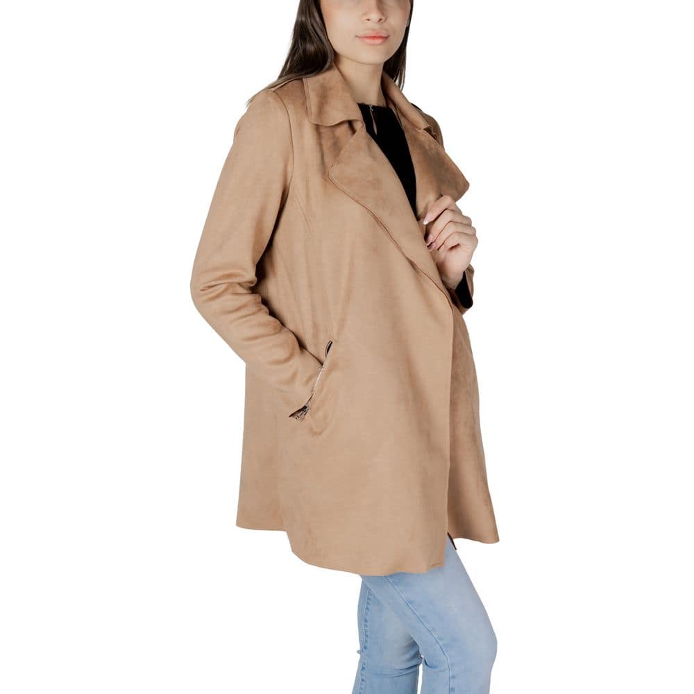 Street One Beige Polyester Trench Coat - Image 5