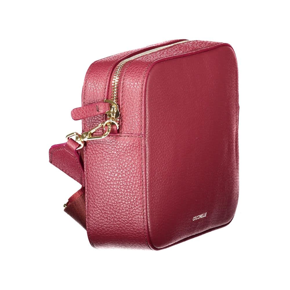 Coccinelle Red Leather Women Bag - Image 3