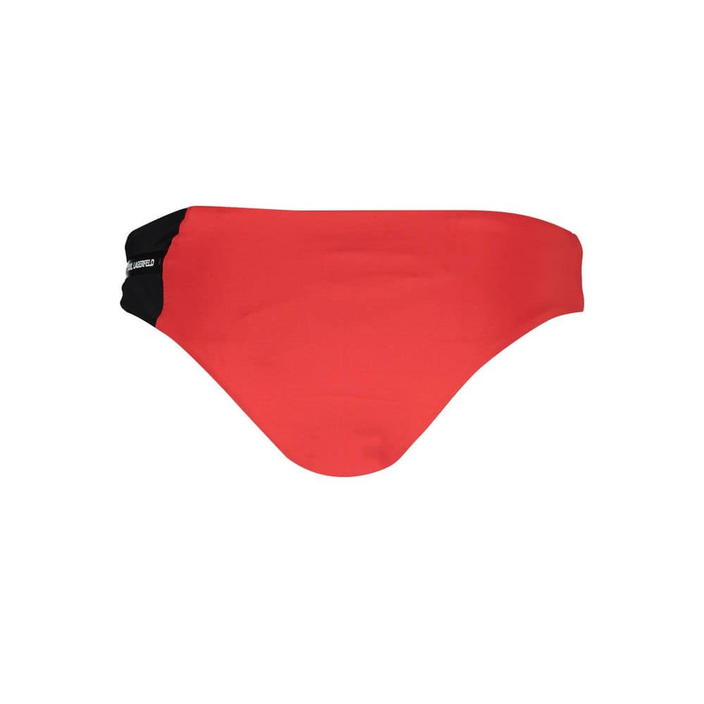Karl Lagerfeld Rosso Poliammide Women Swim Brief - Image 2
