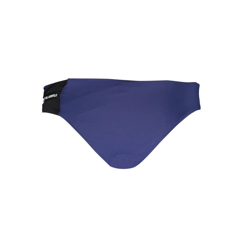 Karl Lagerfeld Blue Polyamide Women Swim Brief - Image 2