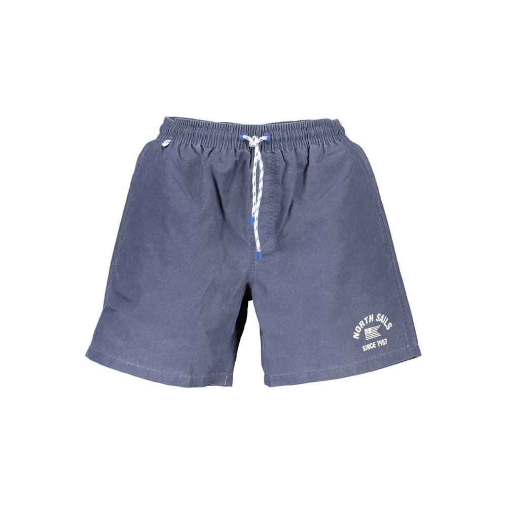 North Sails Blu Polyester Men Swim Boxer
