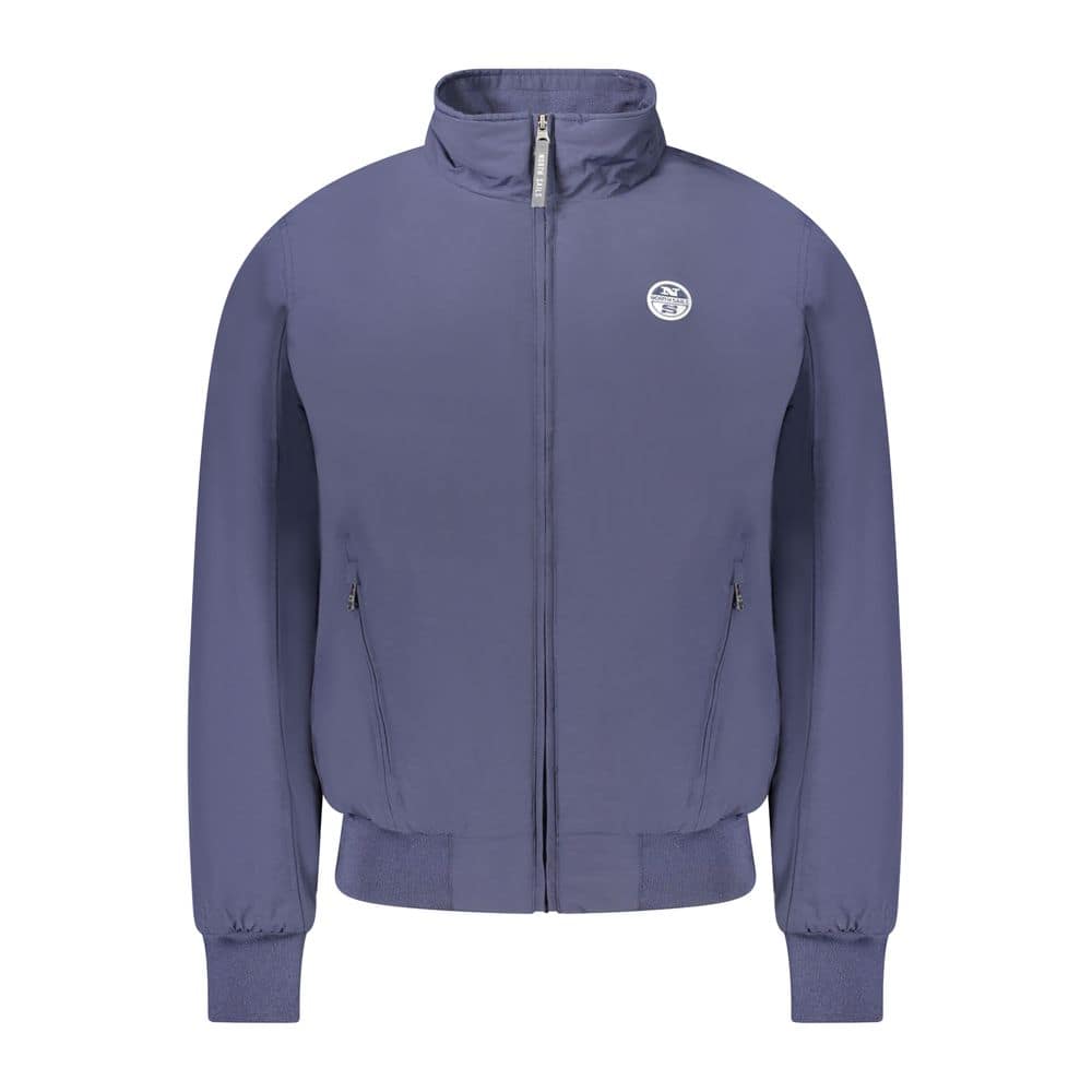 North Sails Blue Polyester Men's Bomber Jacket