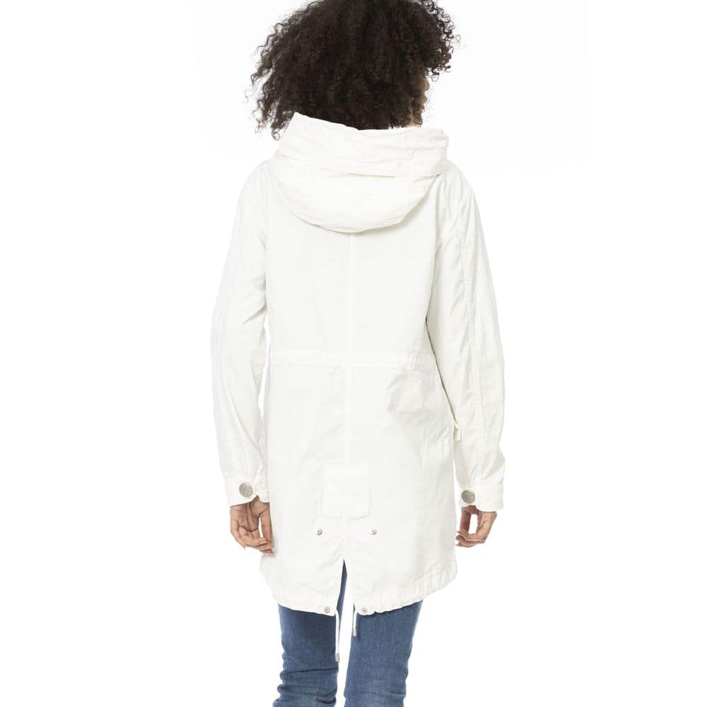 Mr&Mrs Italy White Cotton Women Parka - Image 3