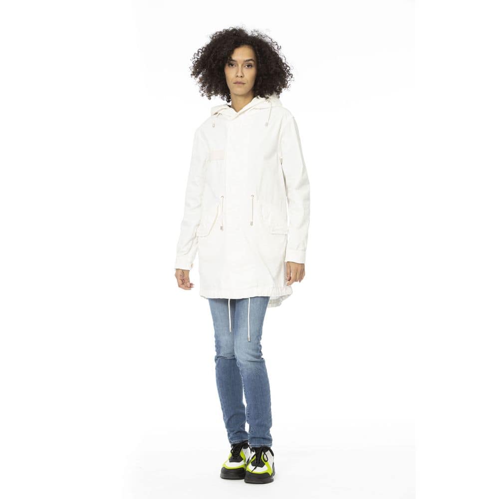 Mr&Mrs Italy White Cotton Women Parka - Image 5