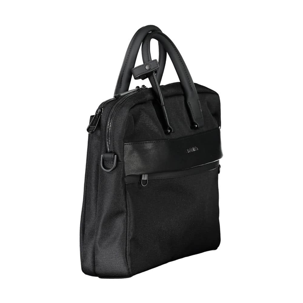 Calvin Klein Nero Polyester Men's Briefcase - Image 3