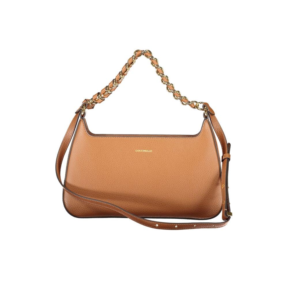 Coccinelle Marrone Leather Women Handbag - Image 2