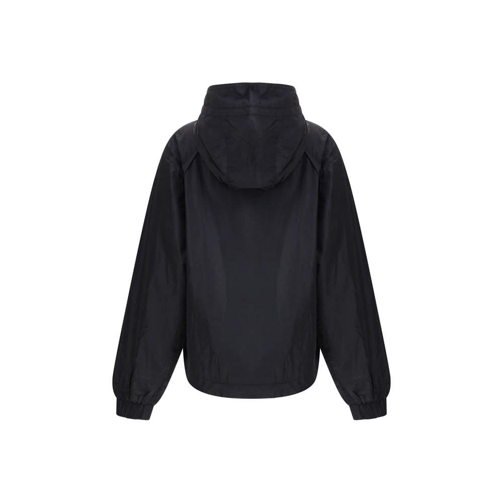 Ganni Black Nylon Shell Jacket - Image 2