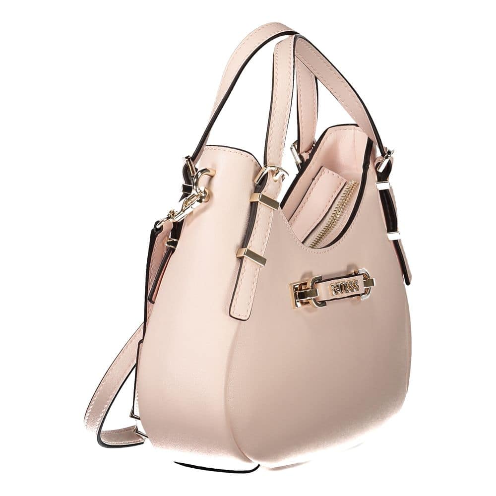 Guess Jeans Rosa Poliuretano Women Handbag - Image 3
