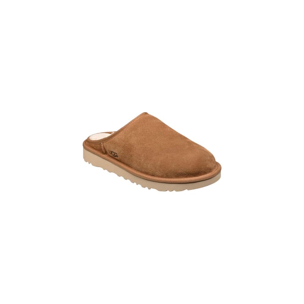 UGG Beige Suede Leather Clogs - Image 4