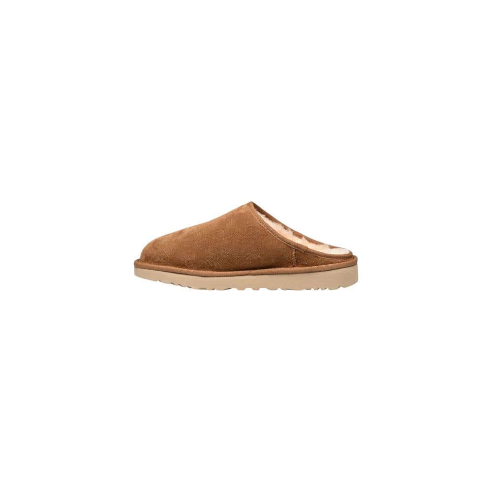 UGG Beige Suede Leather Clogs - Image 5