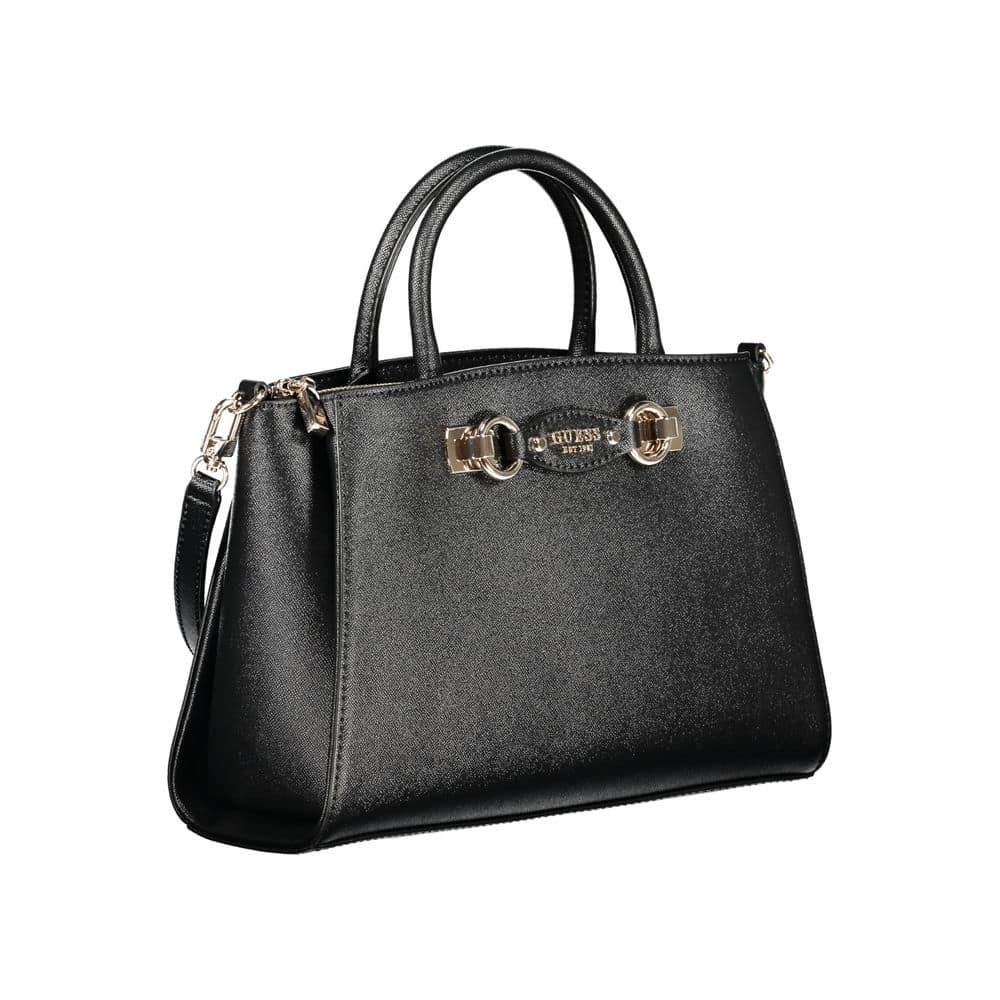 Guess Jeans Black Polyurethane Women Handbag - Image 3
