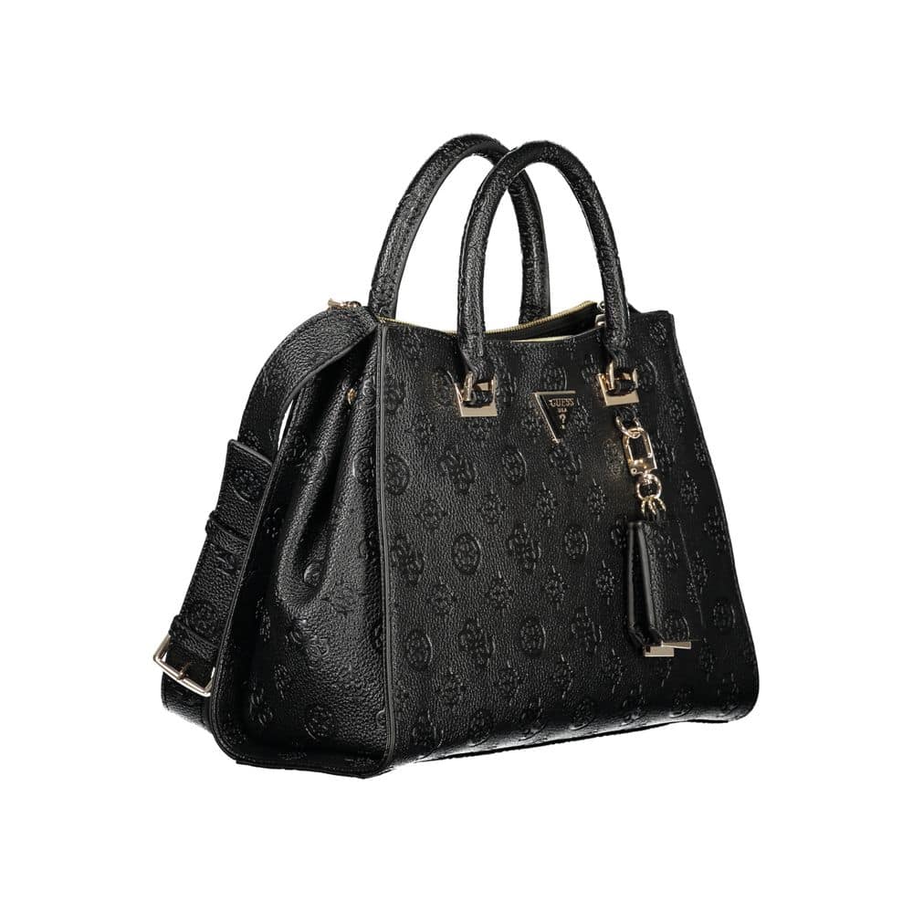 Guess Jeans Nero Poliuretano Woman Handbag - Image 3