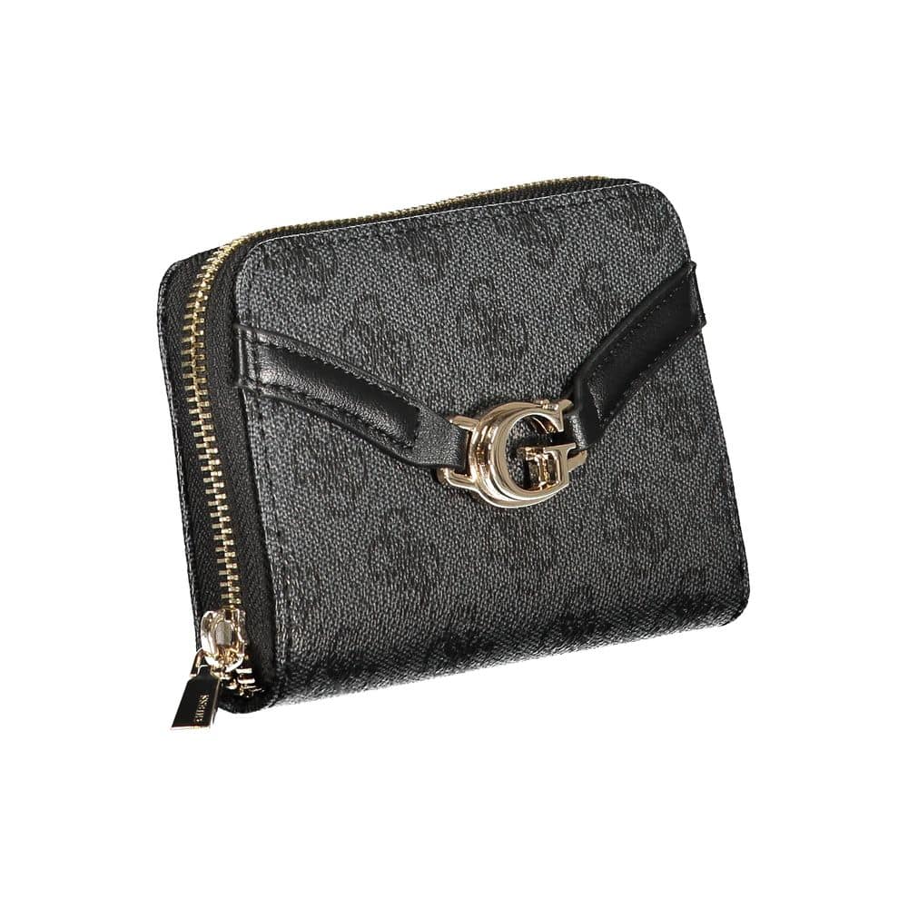 Guess Jeans Black Polyurethane Women's Wallet - Image 3