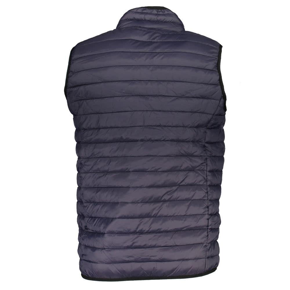 Gianmarco Venturi Blu Poliammide Men's Gilet - Image 2