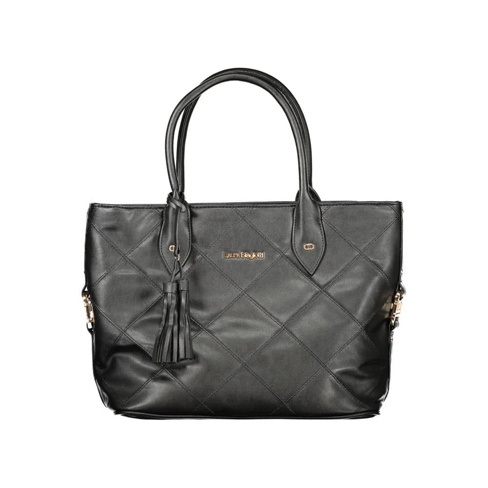 Laura Biagiotti Black PVC Women Handbag
