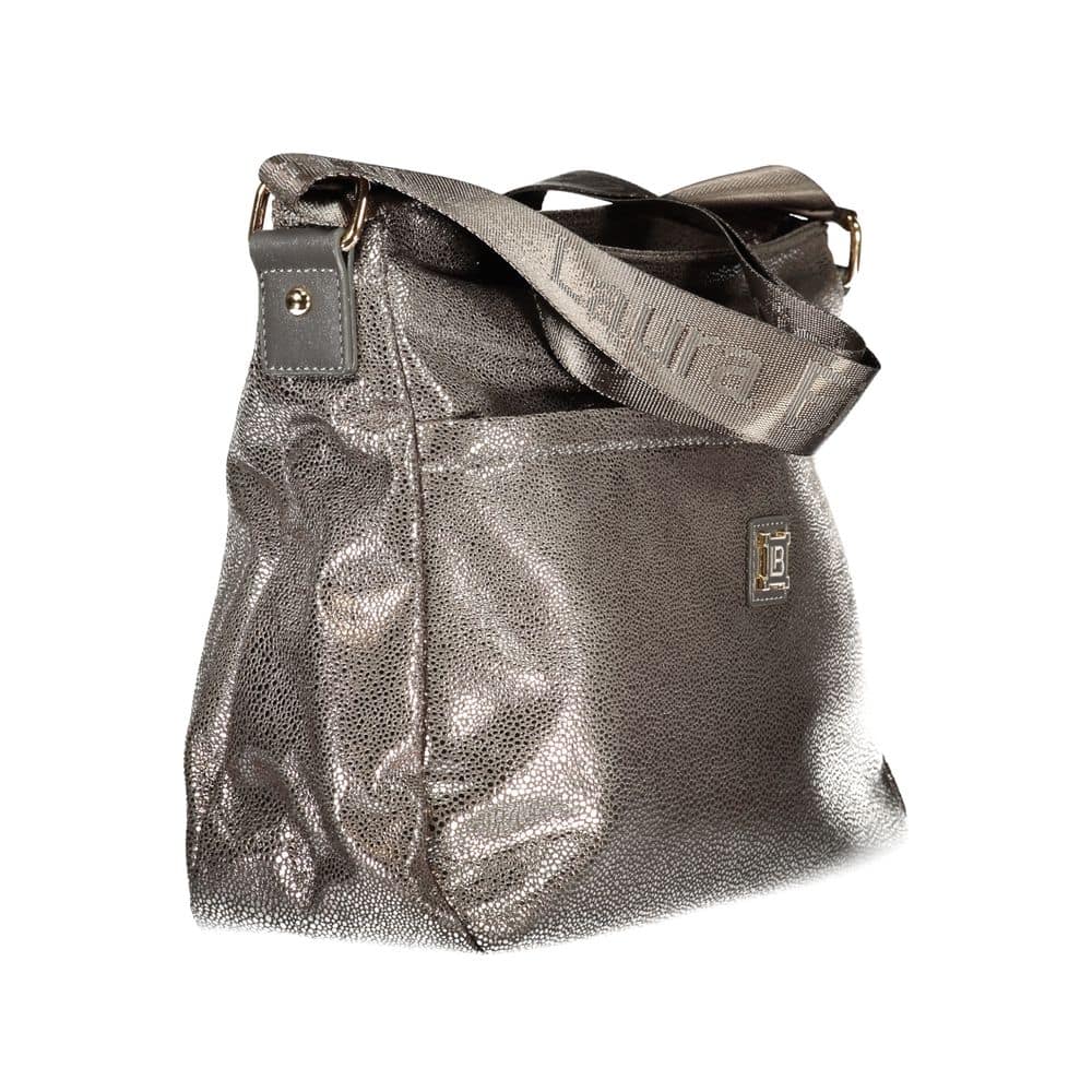 Laura Biagiotti Grigio Polyester Woman Handbag - Image 3