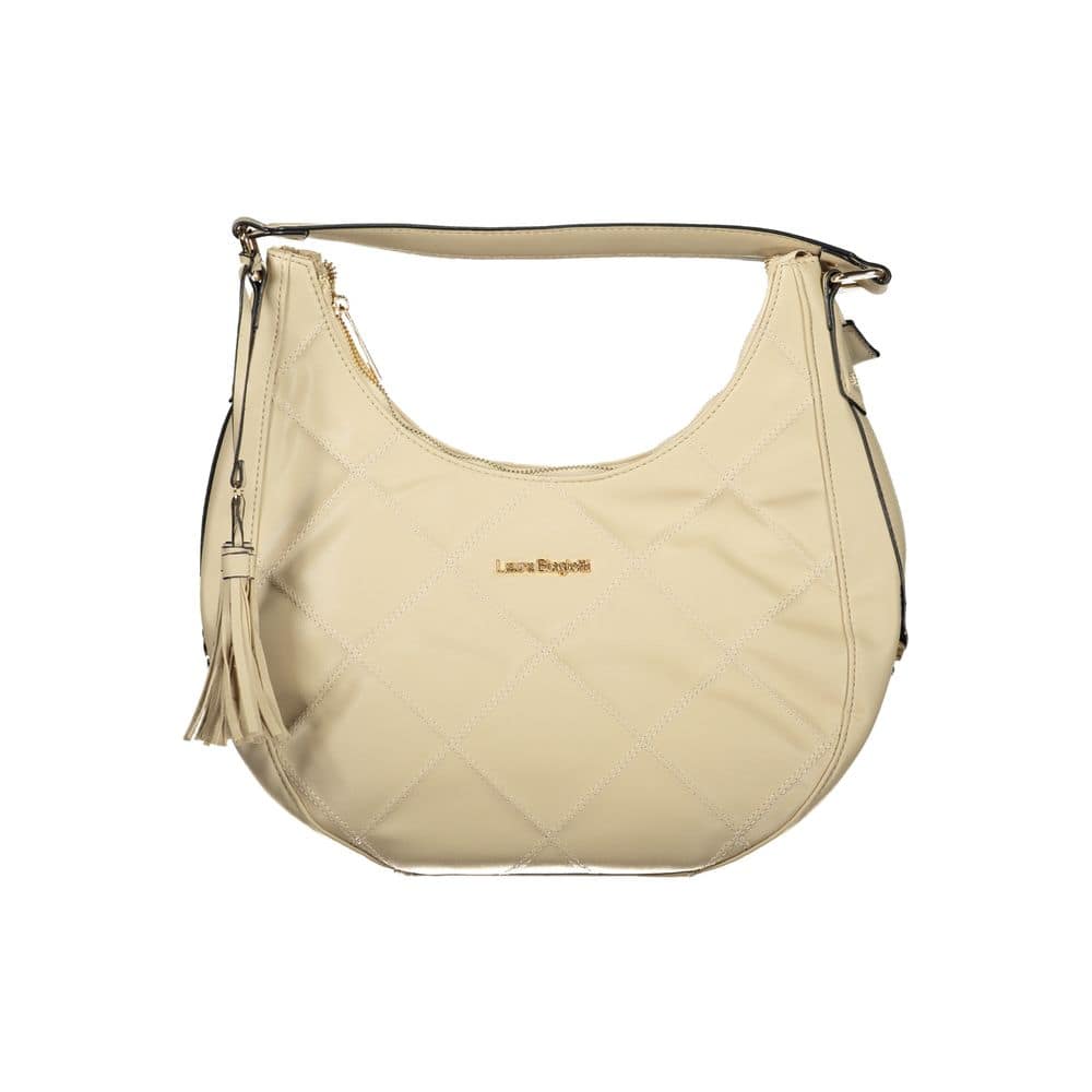 Laura Biagiotti Beige PVC Women's Handbag