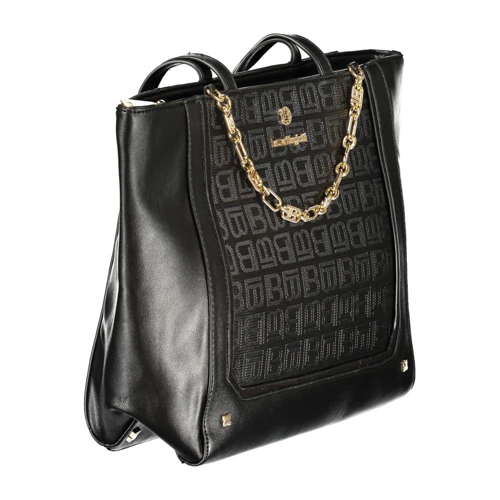 Laura Biagiotti Black PVC Women Handbag - Image 3