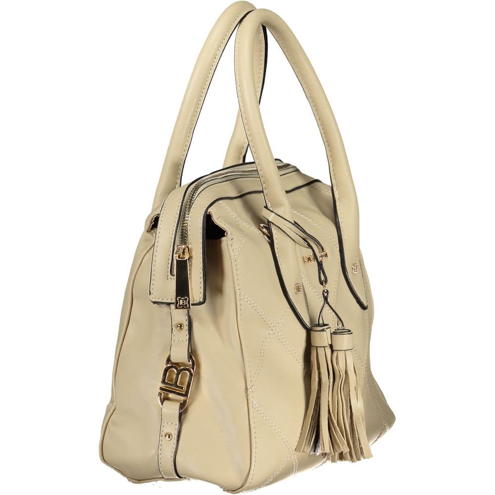 Laura Biagiotti Beige PVC Women Handbag - Image 3