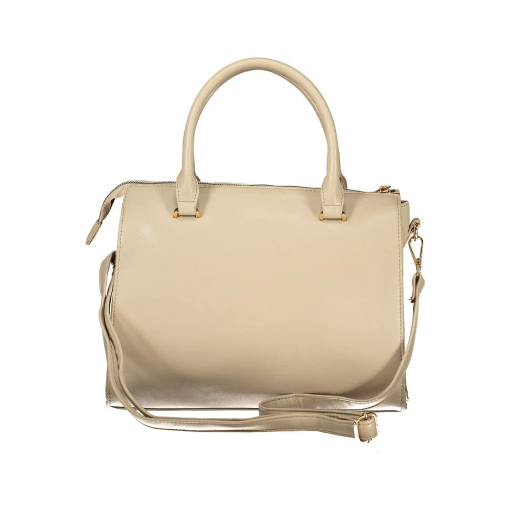 Laura Biagiotti Beige PVC Women Handbag - Image 2
