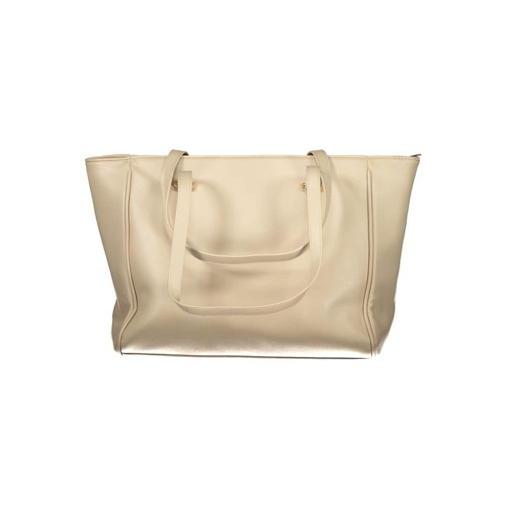 Laura Biagiotti Beige PVC Women Handbag - Image 2