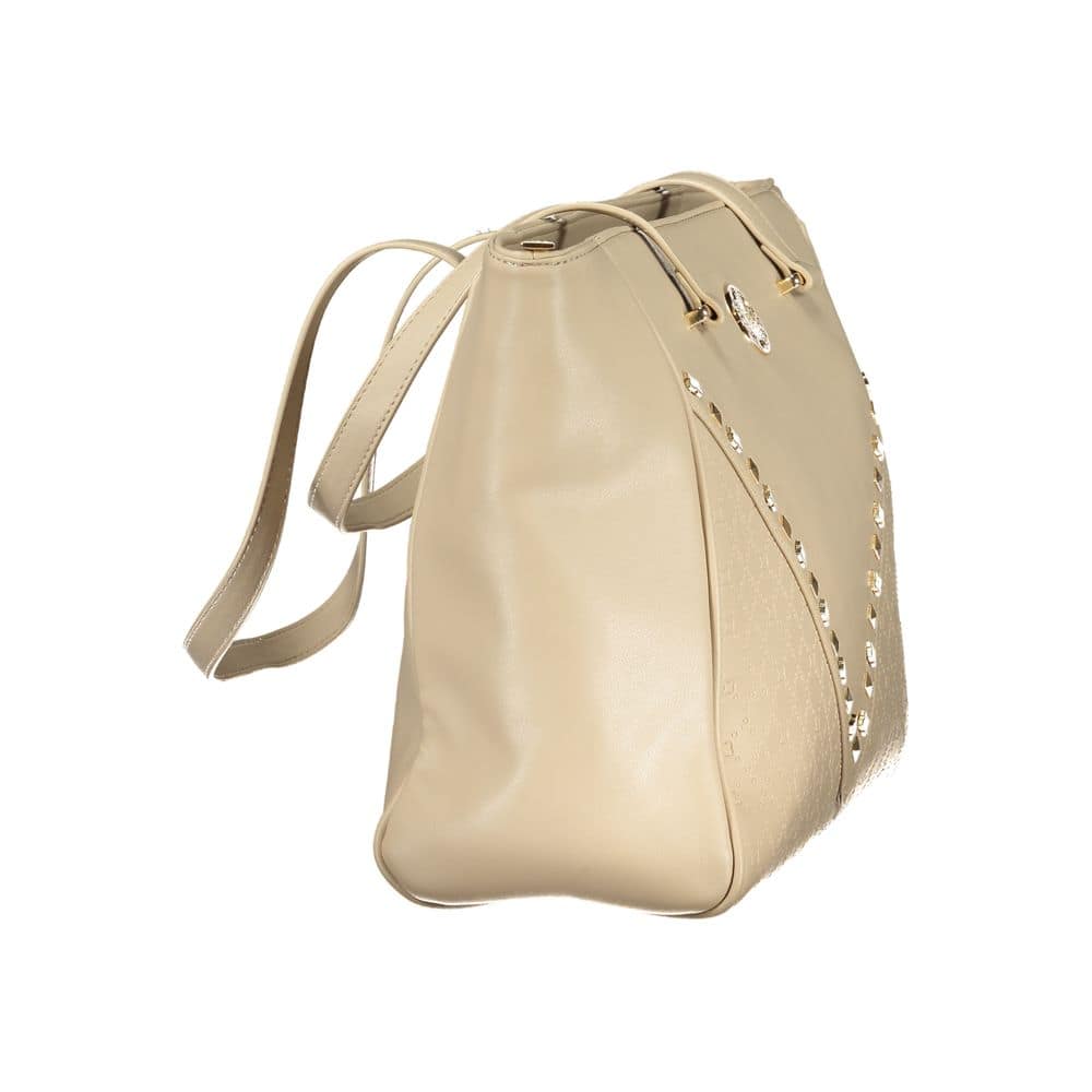 Laura Biagiotti Beige PVC Women Handbag - Image 3