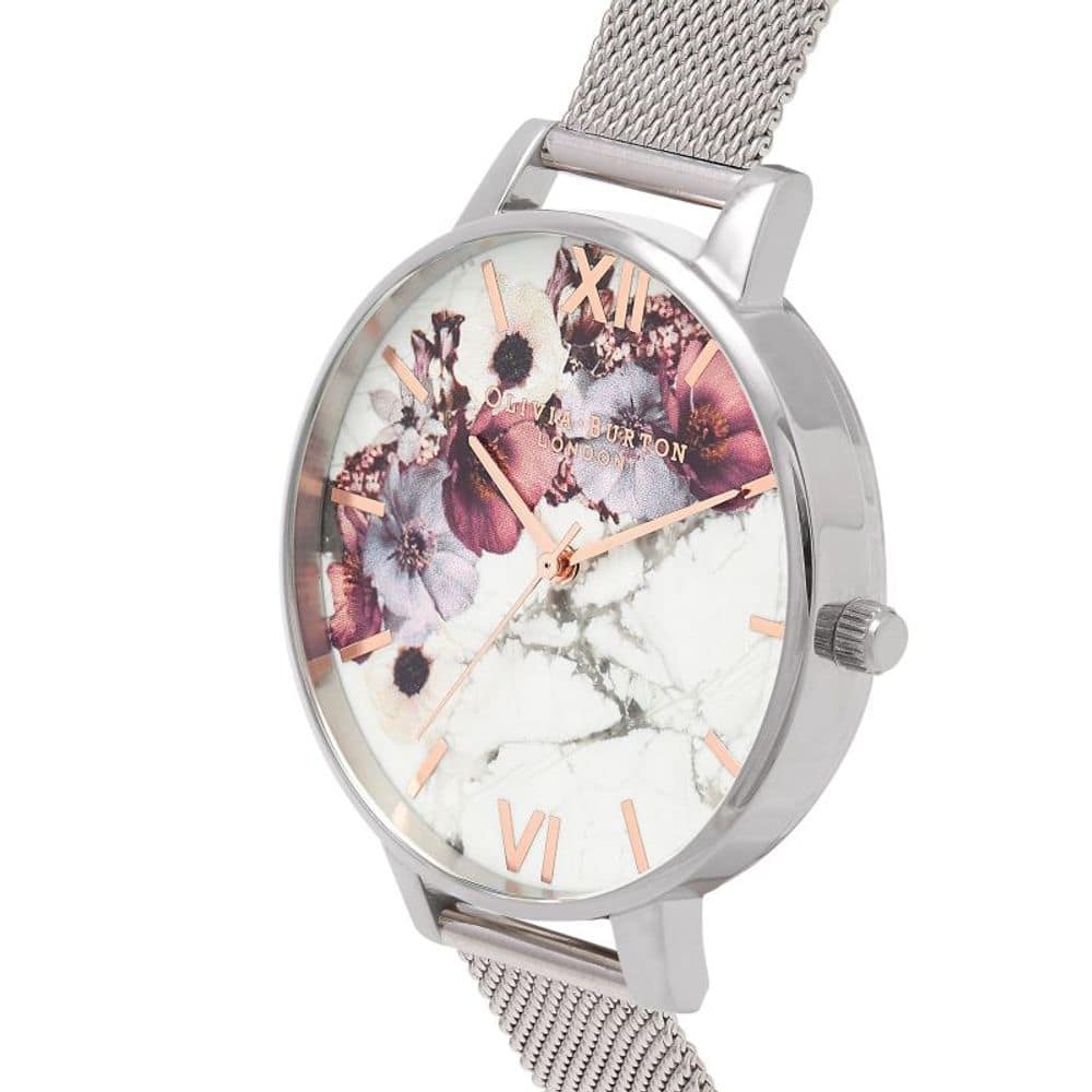 Olivia Burton Silver Stainless Steel Dress Watch - Image 2