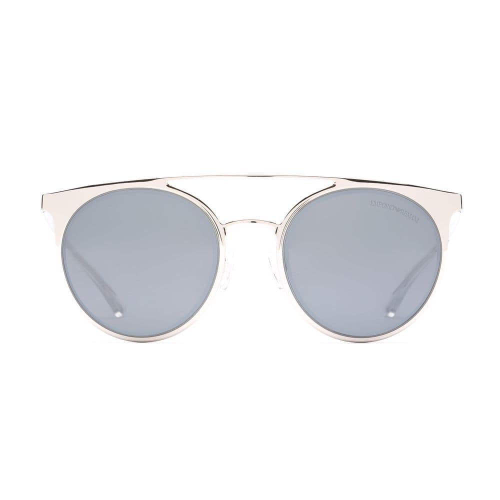 Emporio Armani Gray Metal Sunglasses - Image 2