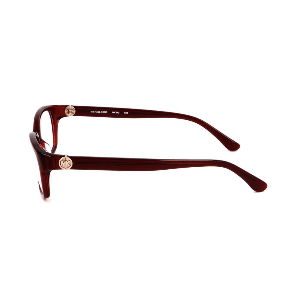 Michael Kors Burgundy Plastic Glasses (Frames) - Image 3