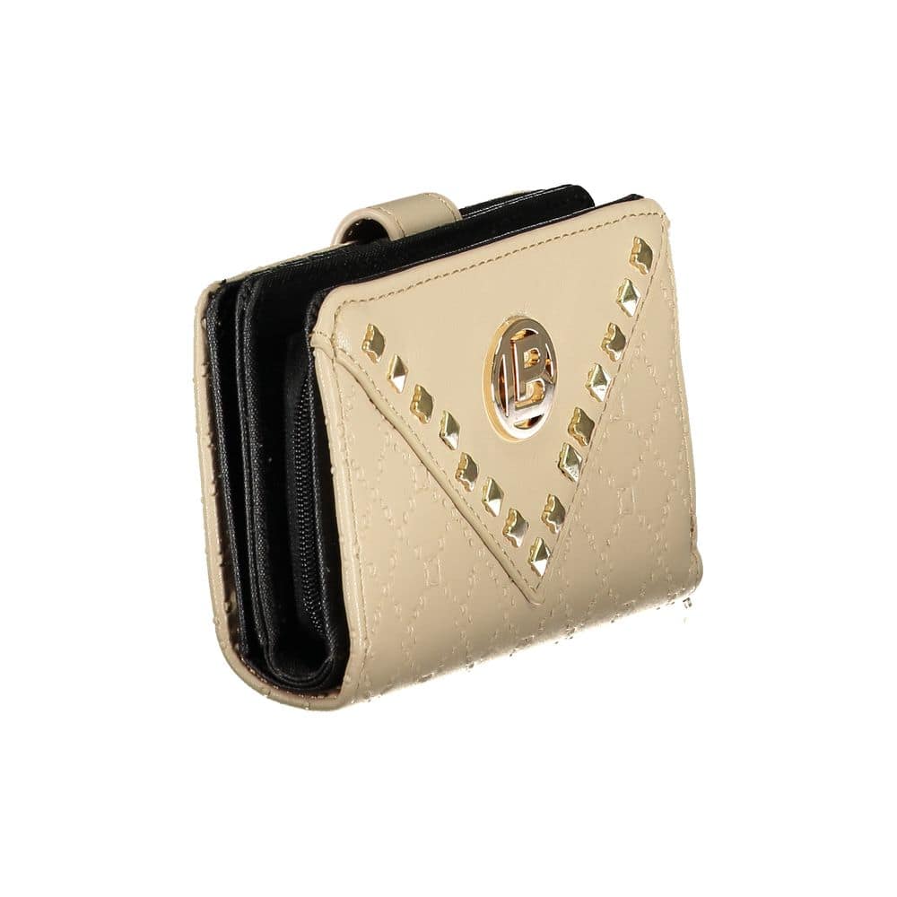 Laura Biagiotti Beige Polyurethane Women Wallet - Image 3