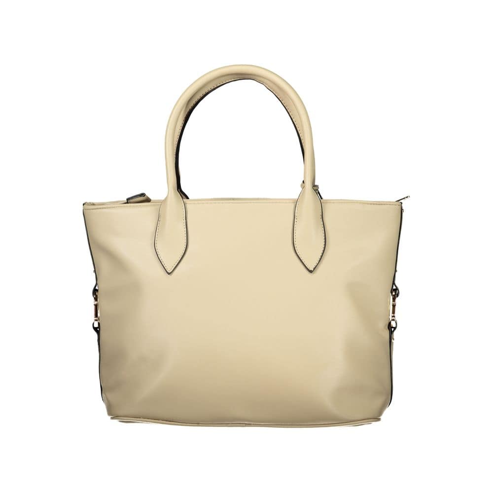 Laura Biagiotti Beige PVC Women Handbag - Image 2