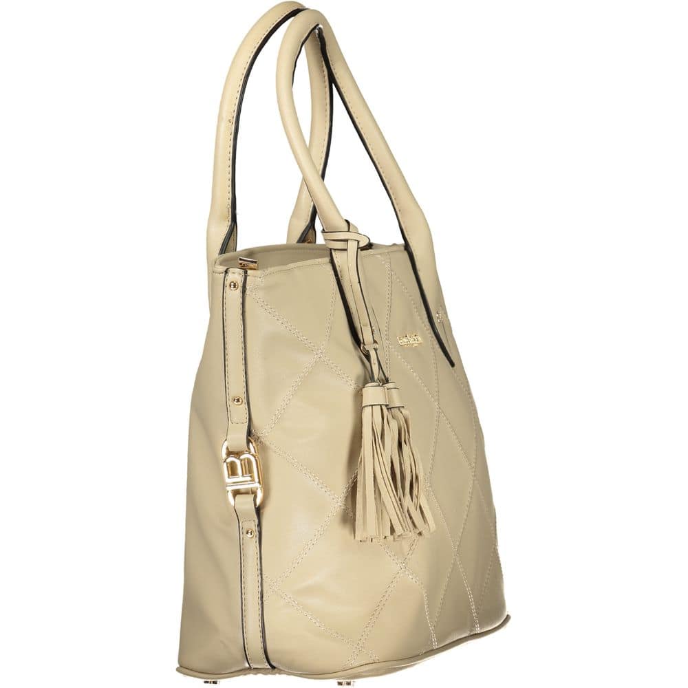 Laura Biagiotti Beige PVC Women Handbag - Image 3