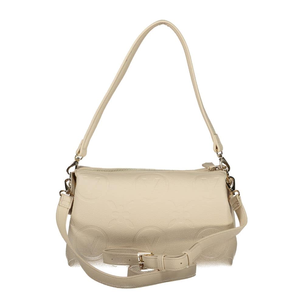 Mario Valentino Beige Polyurethane Women Shoulder Bag - Image 2