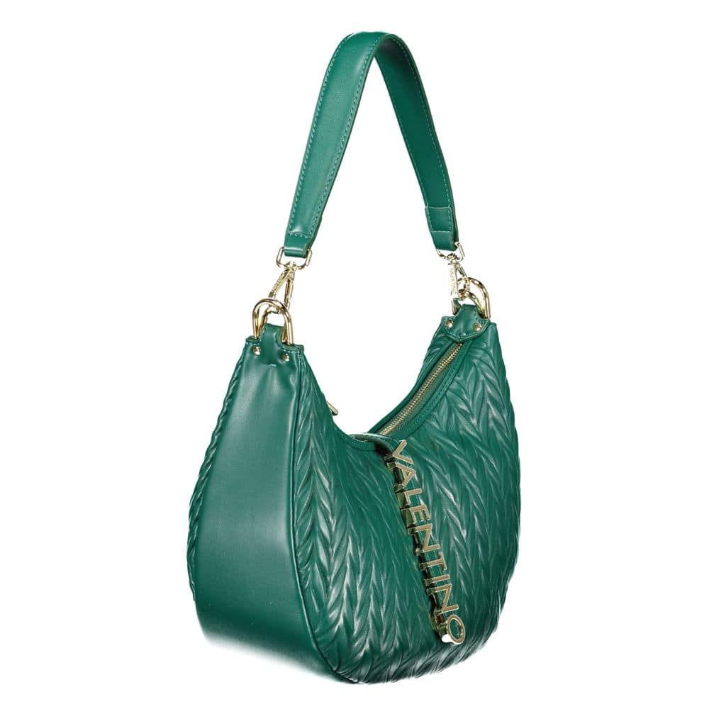 Mario Valentino Verde Polyurethane Women's Shoulder Bag - Image 3