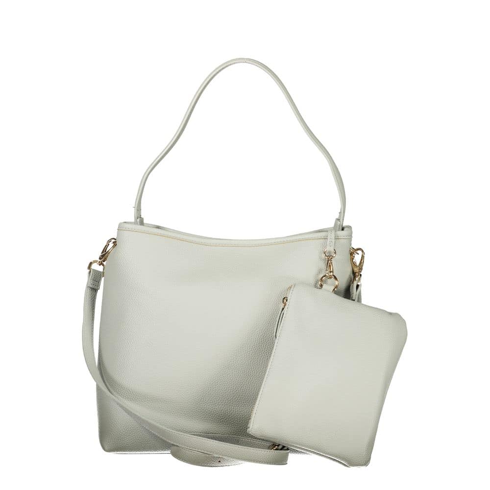 Mario Valentino Grigio Polyurethane Women Shoulder Bag - Image 2