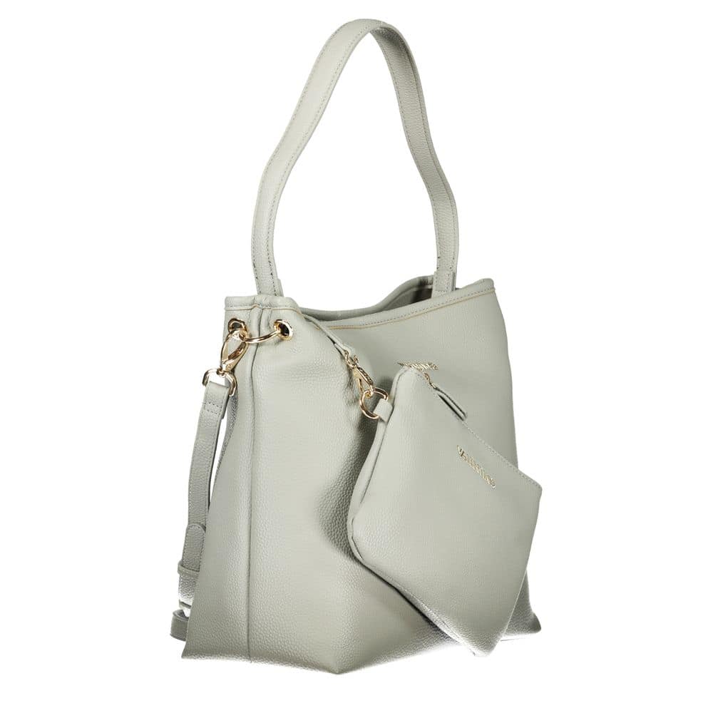 Mario Valentino Grigio Polyurethane Women Shoulder Bag - Image 3
