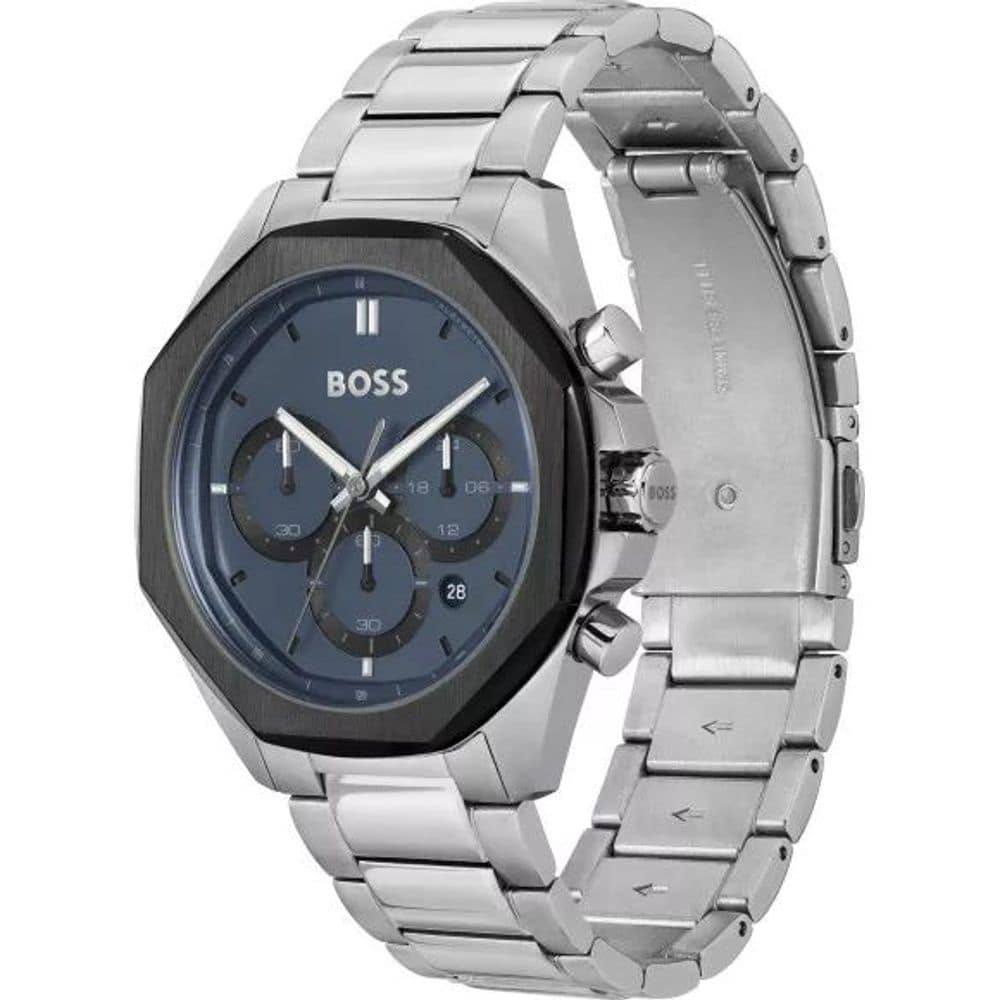 Hugo Boss Gray Stainless Steel Dress Watch - Image 2