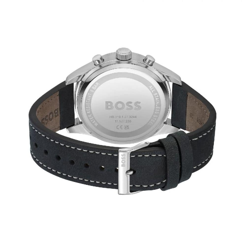 Hugo Boss Black Leather Dress Watch - Image 2