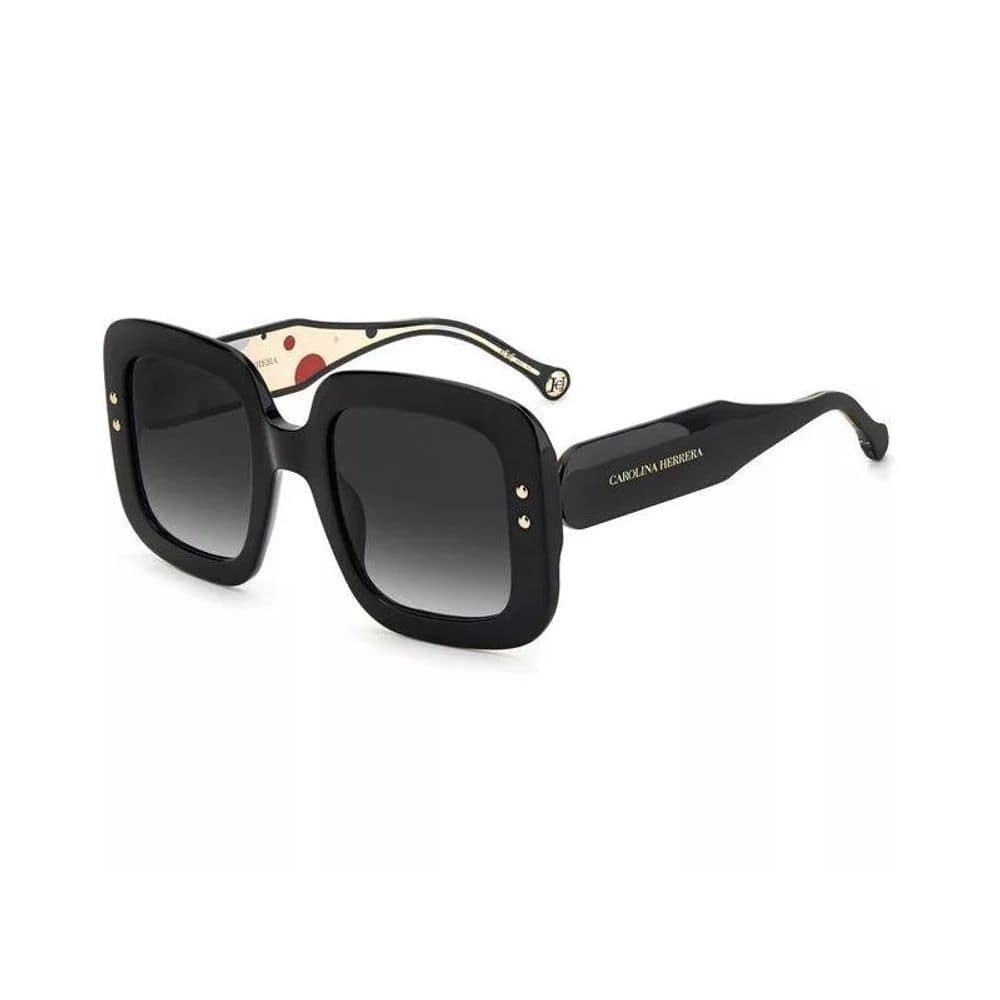 Carolina Herrera Black Acetate Sunglasses
