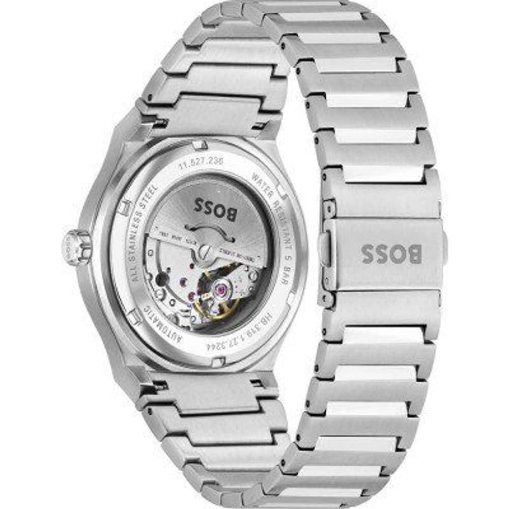 Hugo Boss Gray Stainless Steel Dress Watch - Image 2