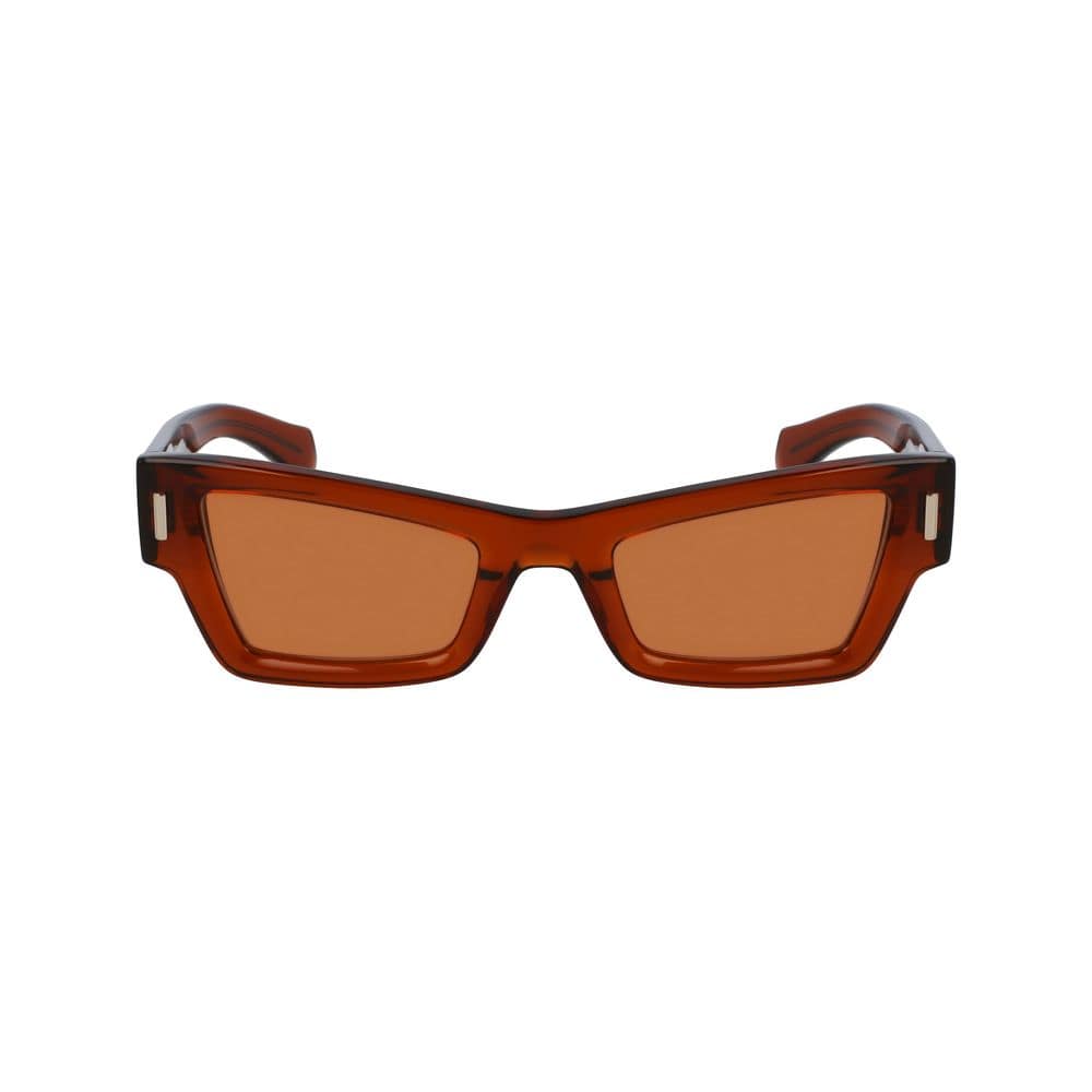 Ferragamo Brown Acetate Sunglasses - Image 2