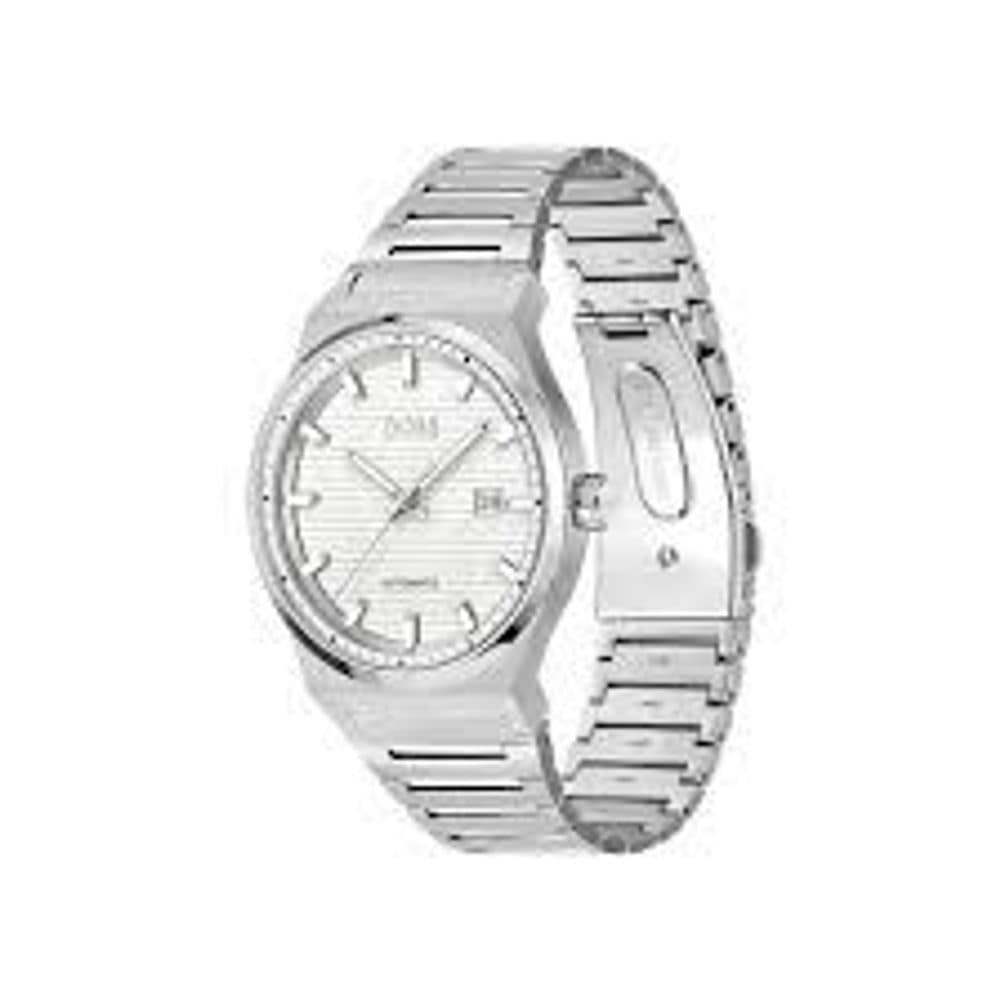 Hugo Boss Gray Stainless Steel Dress Watch - Image 2