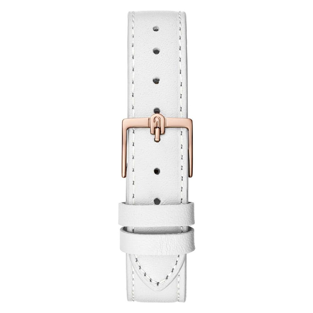 Furla White Leather Dress Watch - Image 3
