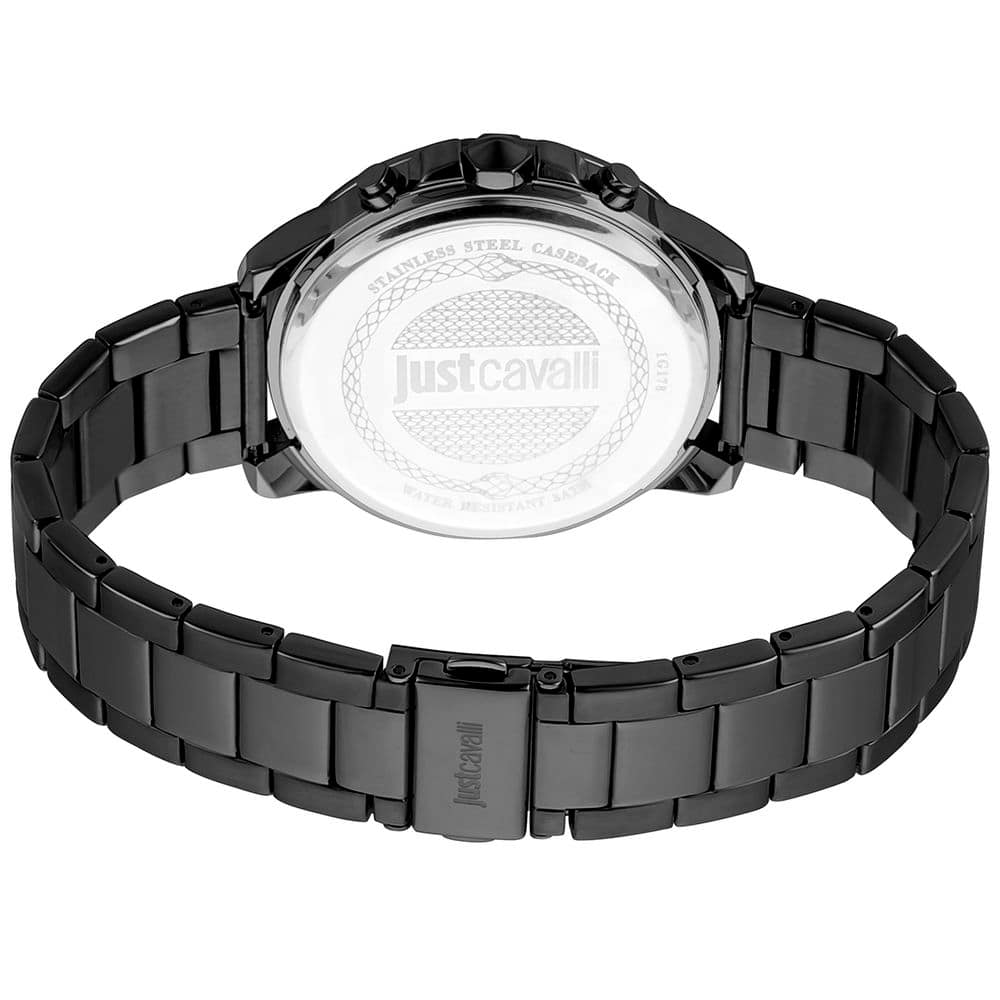Just Cavalli Black Stainless Steel Sport Watch - Image 2