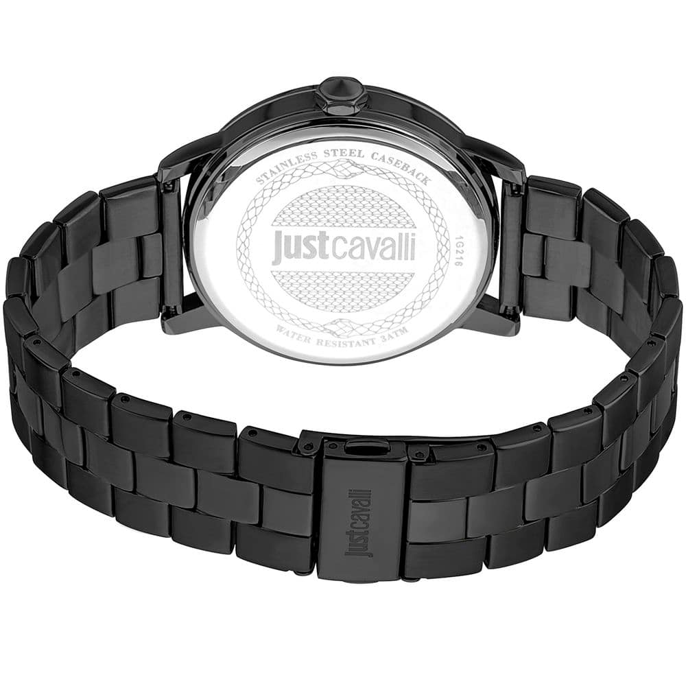 Just Cavalli Black Stainless Steel Dress Watch - Image 2