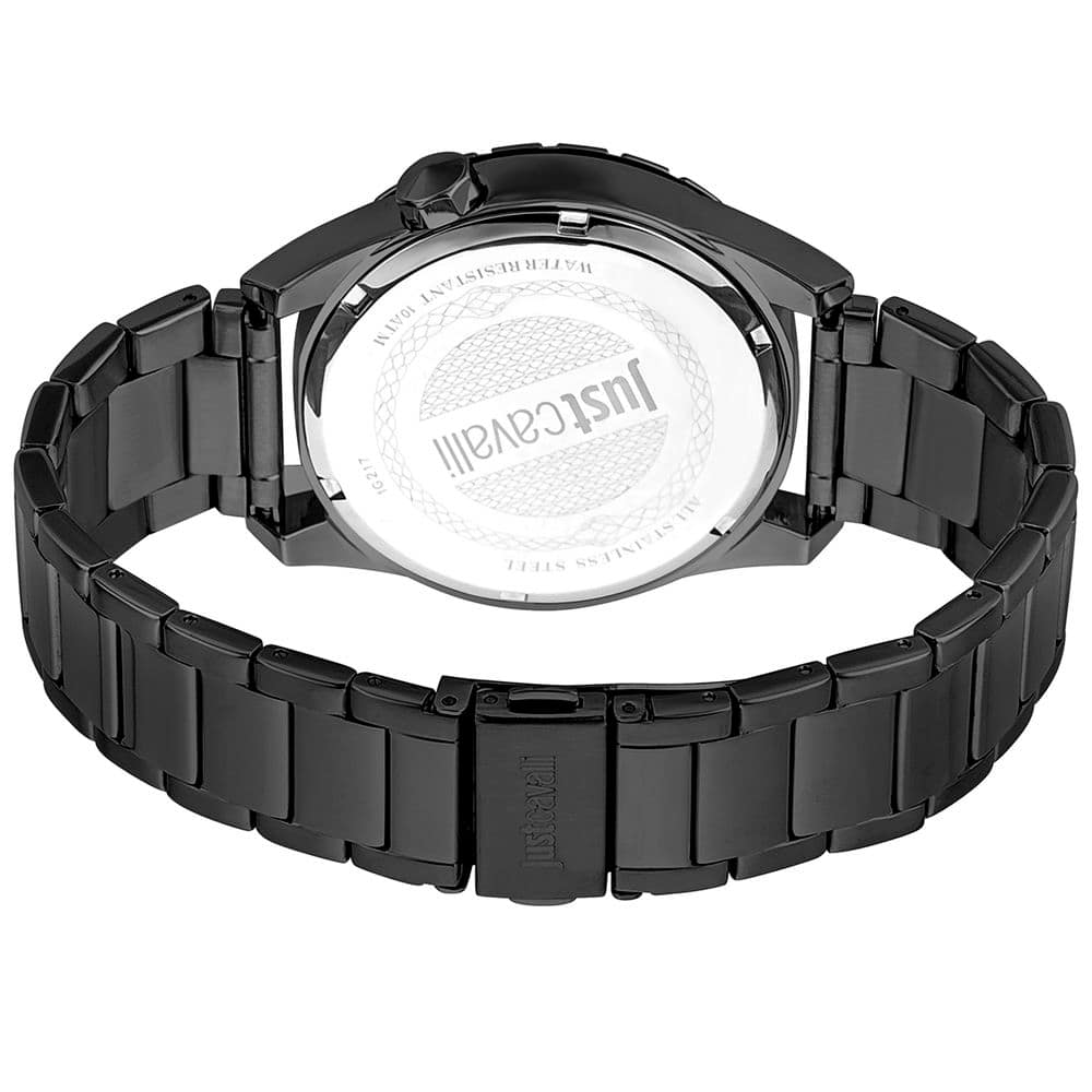 Just Cavalli Black Stainless Steel Dress Watch - Image 2