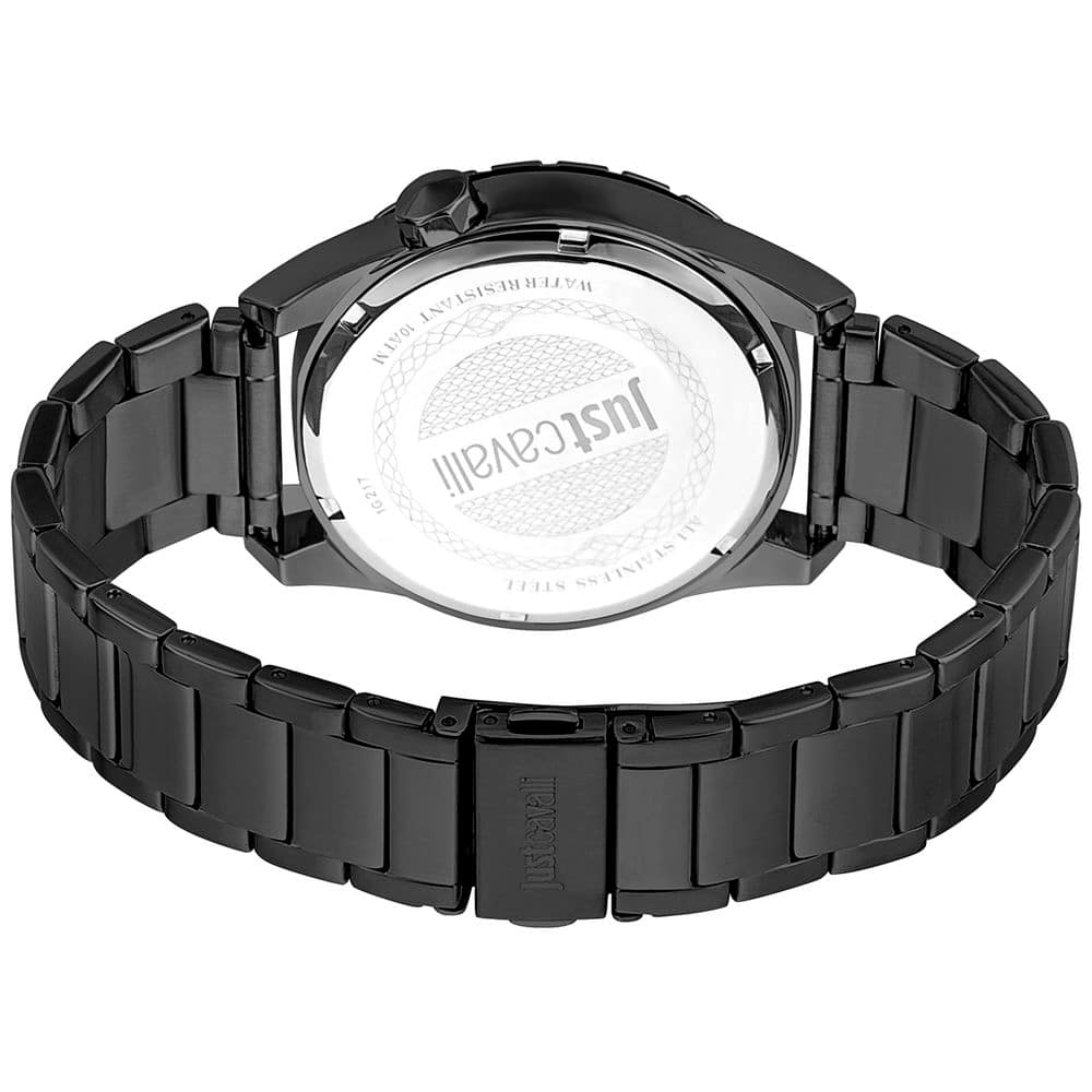 Just Cavalli Black Stainless Steel Dress Watch - Image 2
