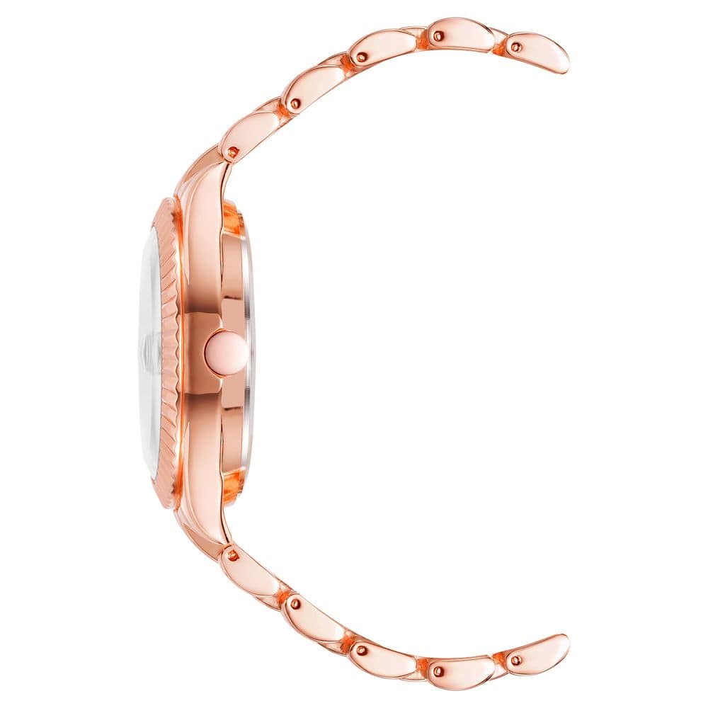 Nine West Multicolor Metal Dress Watch - Image 3