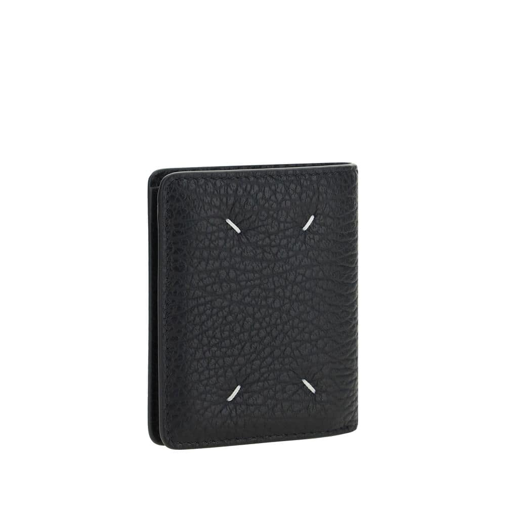 Maison Margiela Black Calf Leather Bos Taurus Wallet - Image 2