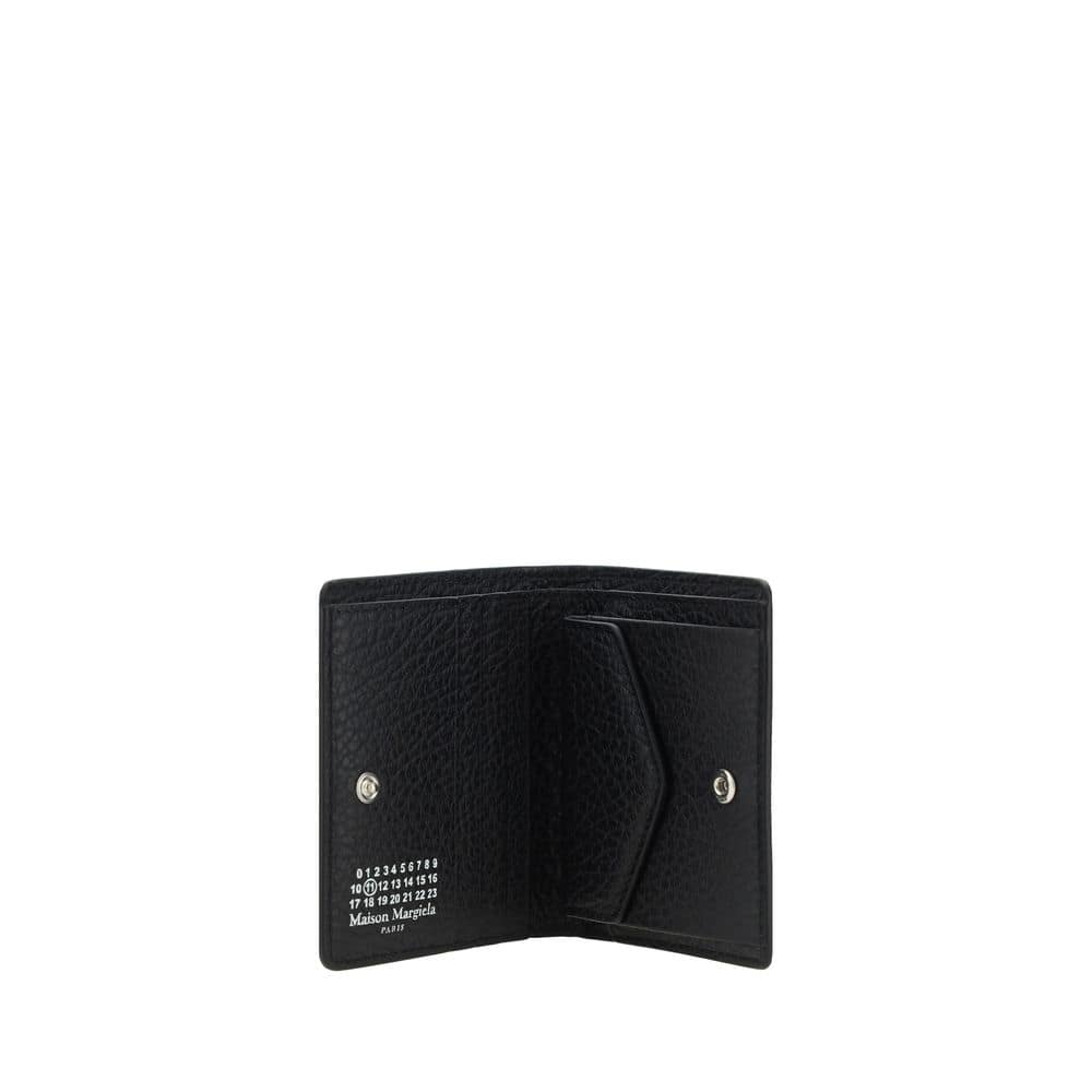 Maison Margiela Black Calf Leather Bos Taurus Wallet - Image 3